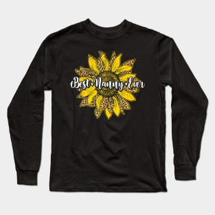 Ever Sunflower Nanny Mothers Day Womens Long Sleeve T-Shirt